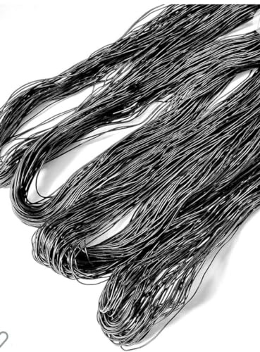 Black African Anango Hair Thread/Fil Anango/Nigeria Rubber Thread/Owu Isi/Irun Kiko (Lot of 4)