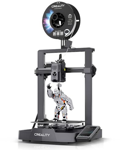 Creality Ender-3 V3 KE Imprimante 3D 500mm/s Vitesse d'impression 300℃ Impression CR Touch Hotend avec Chauffage en Céramique de 60W Doubles Ventilateurs UI Intelligente et Auto-Test 220x220x240mm