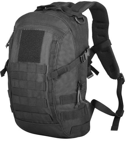 PAIWPHLI Kleiner taktischer Rucksack, Militär-Tagesrucksack, 12 l, Molle-Tasche, Rucksack, Armee-Tagesrucksack für Outdoor, Wandern, Camping, Reisen