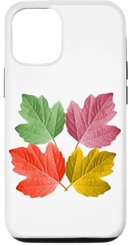 Coque pour iPhone 15 feuilles colorées à l'automne d'une forêt d'arbre à feuilles caduques