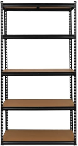 TOUGH MASTER Garage Shelving Units 5 Tier Racking Shelf Heavy Duty Steel Boltless Assembly 1500kg Capacity - 300kg per Shelf, 192x100x50 Storage Shelves for Garage Warehouse Workshop Shed (1)