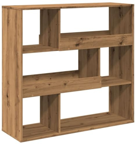 vidaXL Estantería Divisor de Espacios Roble Artisan 100x33x94,5 cm