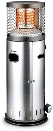 Enders® Terrassenheizer Gas POLO 2.0, Gas-Heizstrahler, Terrassenstrahler mit stufenloser Regulierung, ENDUR Reflektionssystem, Transporträder, Umkippsicherung #5461