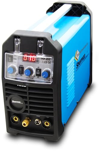 WIG Schweißgerät TIG Welder Schweißgerät Elektroden Bestschweissen.de Sherman 202P Pulse DC Inverter IGBT Schutzgas Handschweißgerät 230V 200A