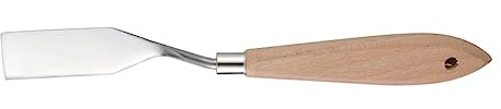Angoily 2pcs Oil Painting Scraper Spatula Mixing Tool for Art Painters Smooth Edges Home Use
