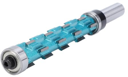 Flush Trim Spiral Router Bit - Premium Carbide Cutter with /2in Shank & 3/4in Diameter for Professional Woodworking