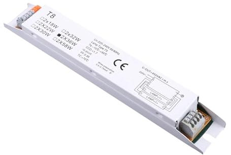 ZBORAVPIX Ballast électronique à Large Tension, Ballast électronique Adaptable for Lampe Fluorescente T8 Large 2 x 36 W Q84D