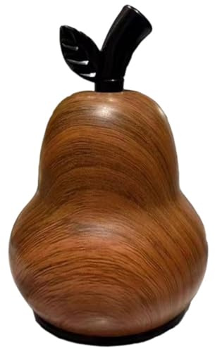 Dinntty Holzmaserung Birne Zahnstocherspender Aufbewahrungsbox Zahnstocherhalter Zahnstocher Organizer Eleganter Zahnstocherbehälter