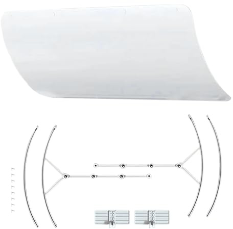 Déflecteur d'Air pour Climatiseur Mural,Couverture Ajustable de Déviation d'Air pour Ventilation AC | Écran de Contrôle du Flux et Guide-Vent pour, Personnes Âgées, Chambre, Garage, Plafond