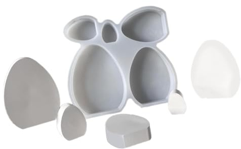 Moldes de huevos de Pascua, yesos de silicona, adornos de resina epoxi, adorno de silicona, yesos de Pascua