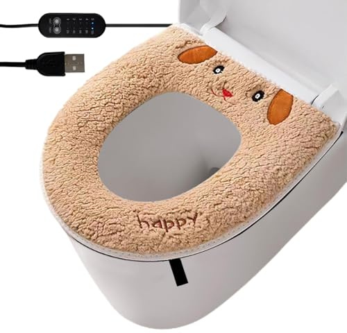 Generico Sedile WC Riscaldato, Riscaldatore Morbido Lavabile Alimentato Tramite USB - Coprisedili WC per Bagno- per Casa Hotel Appartamento Ristorante bagnobagnoInverno Freddo