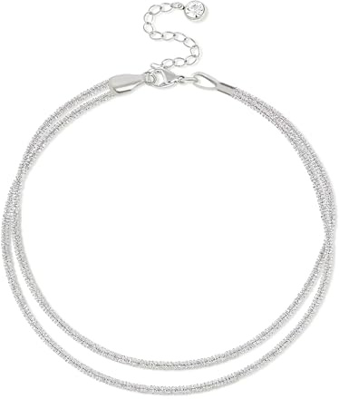 Walkinbear Anklets for Women, Waterproof Anklet Comfortable Lightweight Foot Chain Adjustable Layered Foot Jewelry for Summer Beach Daily Party Birthday, Ideal Gift for Women