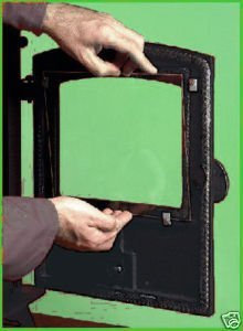 HRG Heat Resistant Glass for Wood Burning Stoves 282 X 227