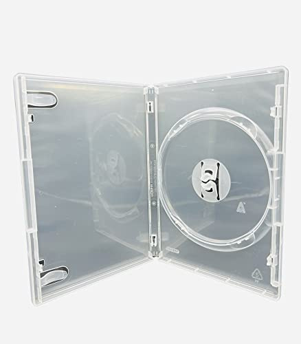 50 custodie per DVD singole trasparenti – 14 mm – da DragonTrading®