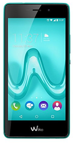 Wiko Tommy 4G Smartphone (12,7 cm (5 Zoll), 8GB interner Speicher, Android 6 Marshmallow) türkis