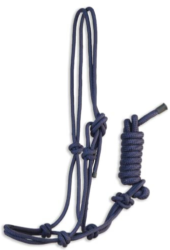 Cabezada de cuerda Eco Los Nietos Dressage | Color Azul Marino | Equipamiento para el caballo | Producto de Guarnicionería | Tradición artesana | Los Nietos