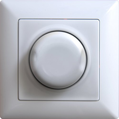 Visage dimmer switch 600 va Incasso regolatore di luminosità Bianco, gunsan, 01281100100198, 230 V, 600 va, VDE