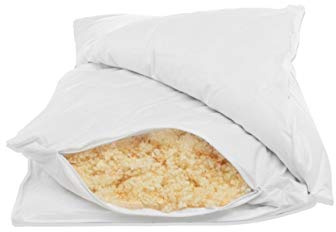 Daunen Step Cuscino con nucleo Perla Cirmolo | 50x80 cm - standard Italia | Classic - Per chi dorme di schiena o di lato