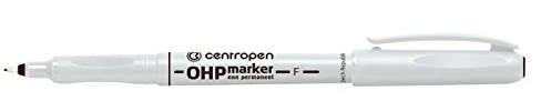 Folienschreiber Folienstift Folienmaler nonpermanent - F - schwarz 0,6mm