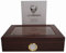 GERMANUS Sigari Humidor Mensalla Con Igrometro e Umidificatore e GERMANUS Manuale Marrone Scuro