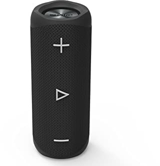 Sharp GX-BT280 (BK) - Altoparlante portatile Bluetooth IP56, resistente agli spruzzi, durata 12 ore, colore: Nero