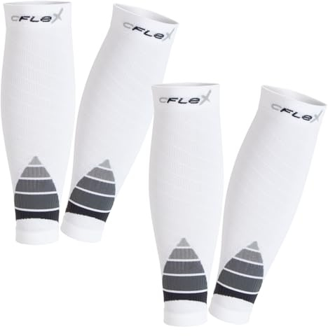 CFLEX Herren & Damen Sport Kompressions Stulpe (1 oder 2 Paar) Wadenbandage