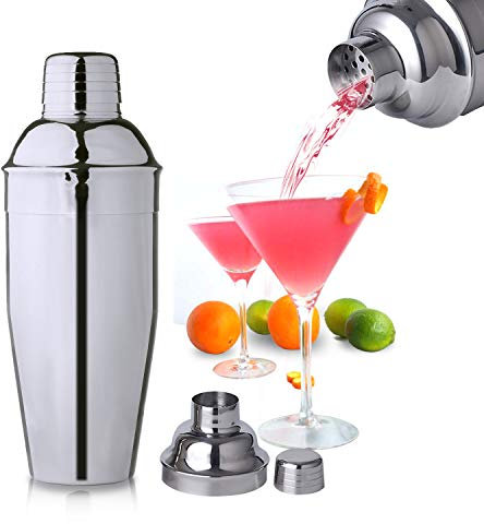 Cocktail Shakers, Cocktail Shaker 750ml, Cocktail Making Kit,Cocktail Maker Set With Strainer, Bartender Maker Shaker For Bar,Home,Boston Shaker
