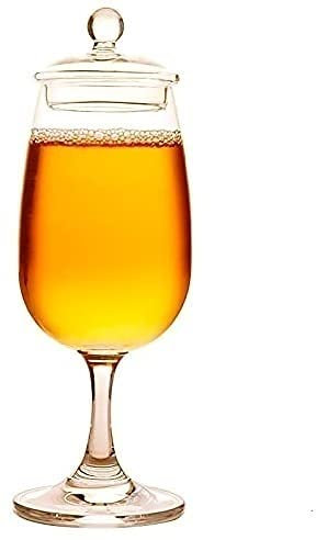 HSFS biergläser Set 220ml Whisky Tasting Cup Glas Whisky Brandy Snifter Weinbecher Bleifreie Kristall Rotwein Glas Verkostungsschale mit Deckel biergläser Set (Color : 220ml)