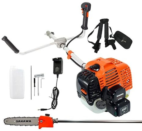 SAKAWA Podadora Altura 52,7cc Arranque Batería Manillar
