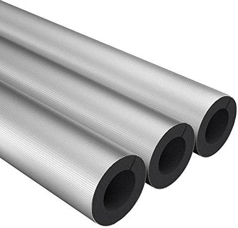Dick 30mm Klimaanlagen Isolierrohr, Aluminiumfolie Rohrschale Zur Dämmung,Außenbereich Rohrisolierung， Verschiedene Rohrisolierungen Wasserdicht/Feuerfest ，Innendurchmesser 20-110mm Rohrisolierungssch