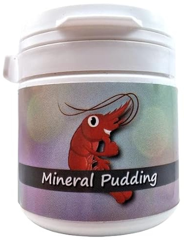 Mineral Pudding 50g / Feuchtfutter für Garnelen/Paste Mineralien