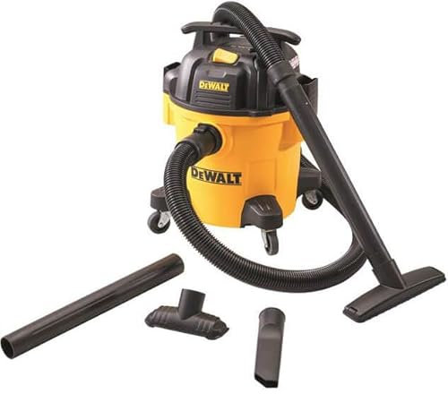 DEWALT DXV20PA Wet and Dry Vacuum Cleaner 240v also converts into a blower - polymer body can withstand the rigors of tough job sites - built-in drain port allows for convenient emptying of liquids