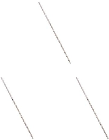 3-teiliger Spiralbohrer, HSS-Hochgeschwindigkeitsstahl, Extra Lange Spiralbohrer, 3 Mm Bohrerdurchmesser, 160 Mm Länge für Gehärtetes Metall, Holzarbeiten, Kunststoff,