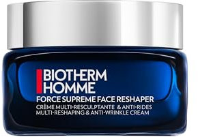 Biotherm Force Supreme Face Reshaper, Crema Viso Multi-Rimodellante e Antirughe per Uomo, Solleva i Contorni, Dona un Aspetto Sodo e Ringiovanito, 50ml