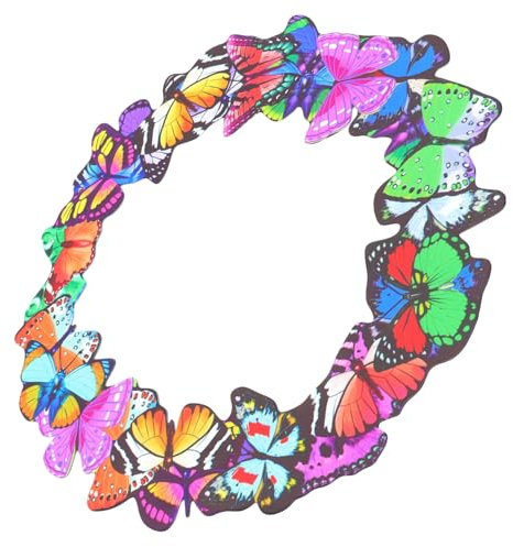 HEMOTON De Pared Mariposas Decorativas Decoración De Metal Diseño De Mariposas