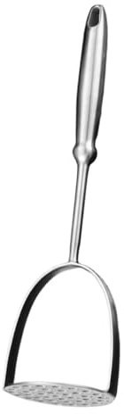 CONGARTENO schiaccia Patate attrezzo distruttore schiacciatrici per Mano schiacciapatate in Metallo Acciaio Inossidabile schiacciatore di Patate Acciaio Inossidabile 304 Silver