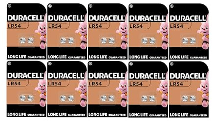 Duracell LR54, Knopfzelle - 20 Batterien