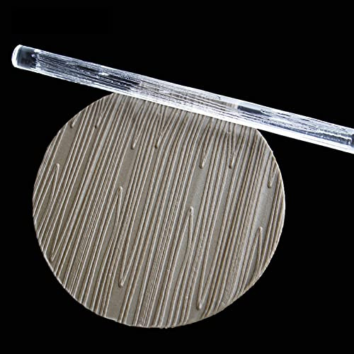 Nikou Mattarello in acrilico, 43,2 cm, mattarello per pasta di zucchero e pasta, ideale per decorazioni fai da te per torte, leggero, facile da pulire