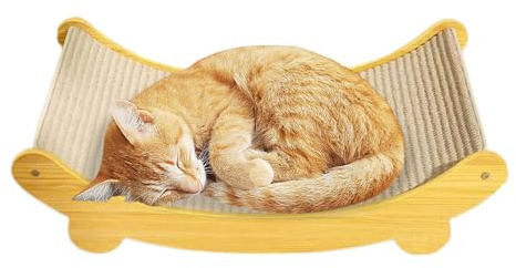YNPQTDS Kratzbrett für Katzen, 50 x 32 cm, Dichte, Kratzbrett, natürliches Sisal, für mittelgroße und kleine Haustiere (zufällige Farbe)