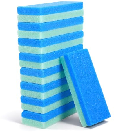 YBEATY 9 PCS Foot Pumice Stone Feet Hard Skin Callus Remover Scrubber Professional Feet Dead Skins Pedicure Stone Tools Double Sided Foot Exfoliator Ped File for Smooth Cracked Heel Repair