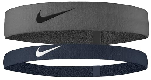 Nike Herren Flex Headband 2er Pack Stirnbänder Running Fitness Training Sport Haarband Set