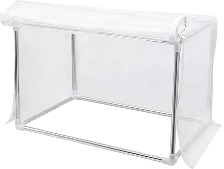 Piccola Serra - PVC Trasparente 23,6x11,8x11,8 Pollici | Copertura Per Coltivazione Interna Per Tenda Da Tavolo Per Piante | Mini Serra Compatta Per Balcone, Terrazza, Portico, Finestra, Uso Invernale
