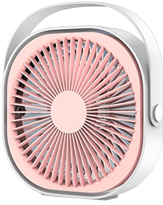 Kingke Ventilateur de bureau USB de 15,2 cm, vitesse réglable à 360°, petite table de bureau personnelle silencieuse pour bureau à domicile