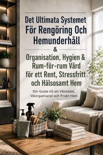 Det Ultimata Systemet För Rengöring Och Hemunderhåll: Organisation, Hygien & Rum-för-rum Vård för ett Rent, Stressfritt och Hälsosamt Hem