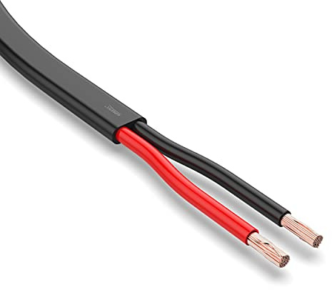 50m AUPROTEC Flachkabel 2 adriges Elektrokabel Anhängerkabel 2 x 2,5 mm²
