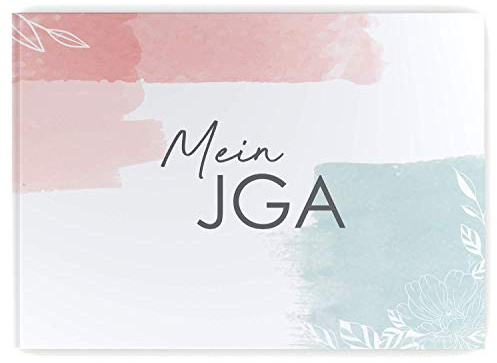 DeinWeddingshop Gästebuch Freundebuch JGA Junggesellinnenabschied | 52 Seiten Hardcover DIN A4 quer | Fotobuch Hochzeit Hochzeitsgästebuch Hochzeitsalbum (Inhalt blanko - weiße Seiten)
