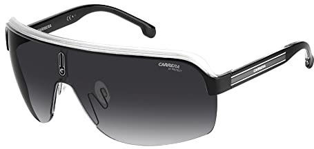 Occhiali da Sole CARRERA TOPCAR 1/N 80S BLACK WHITE 99/1/115 Uomo