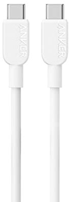 Anker USB C auf USB C Kabel, 60W USB C Kabel, USB C Ladekabel 0,9m lang für iPhone 16/15 Serie, MacBook Pro/Air, iPad Pro/Air, Galaxy S24, Pixel, Switch, LG und mehr