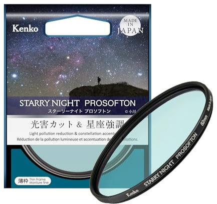 Kenko Filtro de Efectos Starry Night Prosofton φ67 mm, reducción de la contaminación lumínica y Efecto Suave, para fotografía de paisajes estrellados, Fabricado en Japón 549612