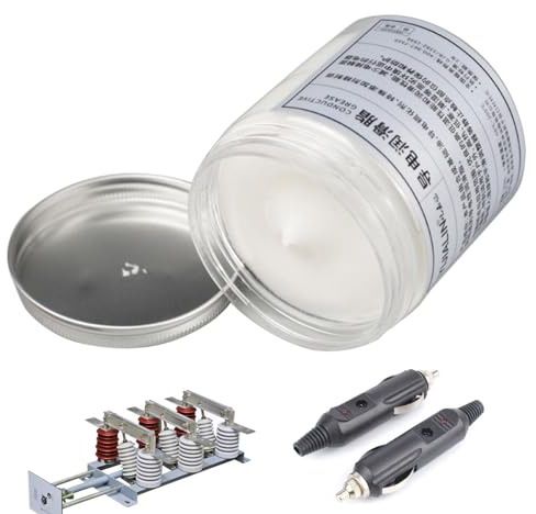 Conductive Grease for Electrical Connections | Waterproof Heat Resistant Dielectric Grease Spark Plug | 8.82oz Automotive Grease for Electronics, Spark Plugs & Battery Terminals Wectirc